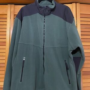 Izod PerformX Black Jacket with Orange Accent